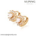 (90067) Xuping moda alta qualidade 18k banhado a ouro brinco